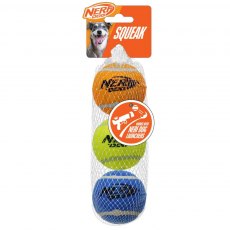 Nerf Dog Squeak Tennis Ball 3pk Nerf Dog Squeak Tennis Ball 3pk