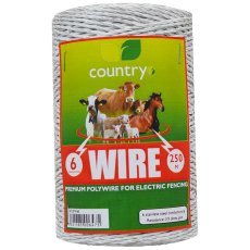 Country Polywire 6 Strand 250m Country Polywire 6 Strand 250m