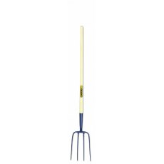 Manure Fork - Wood 4 Prong Long Handled Manure Fork - Wood 4 Prong Long Handled