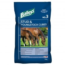 Baileys No. 3 Stud Cubes & Youngstock - 20kg Baileys No. 3 Stud Cubes & Youngstock - 20kg