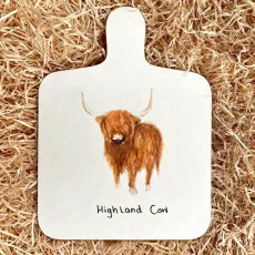 Mini Chopping Board Highland Cow Mini Chopping Board Highland Cow