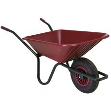 Plastic Burgundy Wheelbarrow Plastic Burgundy Wheelbarrow