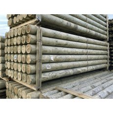 Treated Jump Pole - Machined Round Uc4 - 3.66m X 150mm Treated Jump Pole - Machined Round Uc4 - 3.66m X 150mm