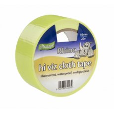 Ultratape Fluorescent Yellow Cloth Tape - 50mm x 20mm Ultratape Fluorescent Yellow Cloth Tape - 50mm x 20mm