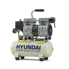 Hyundai 8 Litre Air Compressor, 4CFM/118psi, Silenced, Oil Free, Direct Drive 0.75hp | HY5508 Hyundai 8 Litre Air Compressor, 4CFM/118psi, Silenced, Oil Free, Direct Drive 0.75hp | HY5508