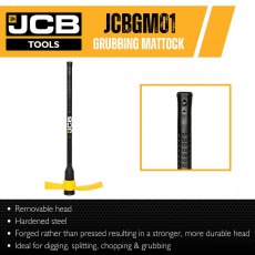 JCB 5lb Grubbing Mattock | JCBGM01 JCB 5lb Grubbing Mattock | JCBGM01
