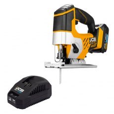 JCB 18V Cordless Jigsaw 2AH Lithium-Ion Battery & Charger | 21-18JS-2XB JCB 18V Cordless Jigsaw 2AH Lithium-Ion Battery & Charger | 21-18JS-2XB