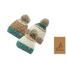 Bartleby Women's Chunky Knit Marl Bobble Hat Bartleby Women's Chunky Knit Marl Bobble Hat