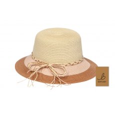 Bartleby Ladies 2 Tone Striped Hat Bartleby Ladies 2 Tone Striped Hat