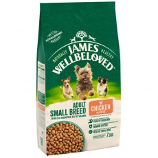 James Wellbeloved Adult Small Breed Chicken & Rice - 7.5kg James Wellbeloved Adult Small Breed Chicken & Rice - 7.5kg
