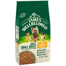 James Wellbeloved Adult Small Breed Turkey & Rice - 7.5kg James Wellbeloved Adult Small Breed Turkey & Rice - 7.5kg