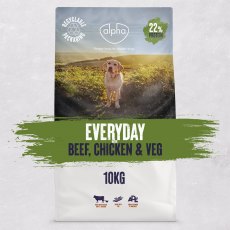 Alpha Adult Everyday Beef, Chicken & Veg - 10kg Alpha Adult Everyday Beef, Chicken & Veg - 10kg