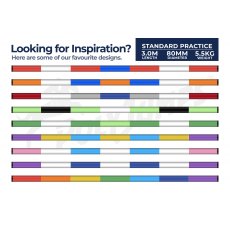 PolyJumps Practice Poles 7 Band 3m 80mm PolyJumps Practice Poles 7 Band 3m 80mm