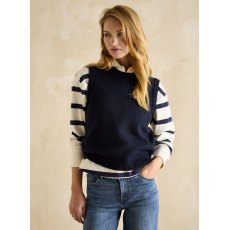 Joules Women's Holly Knitted Vest Regular Fit Joules Women's Holly Knitted Vest Regular Fit
