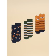 Joules Kids' Eat Feet 3Pk Socks Joules Kids' Eat Feet 3Pk Socks