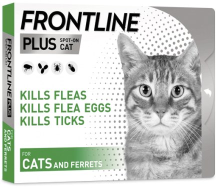 Frontline plus for store cats and ferrets