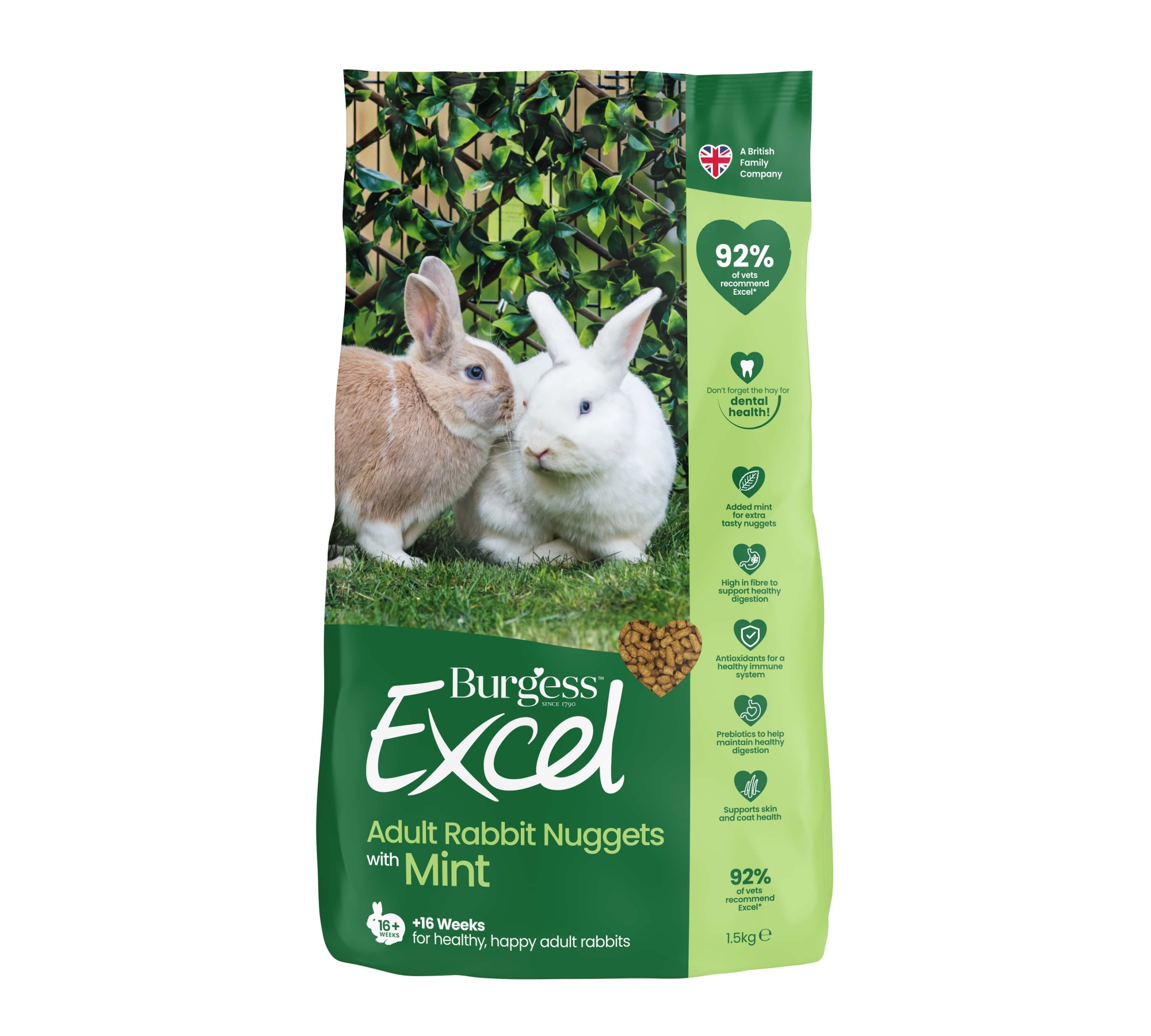 burgess rabbit food 20kg