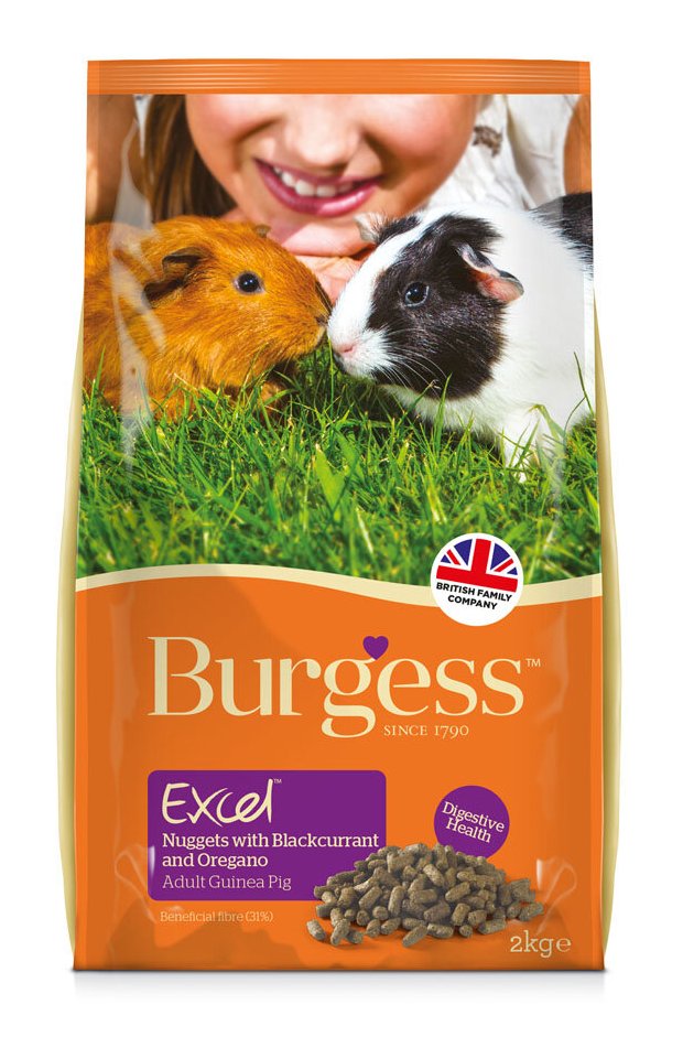 Burgess excel nuggets with mint guinea pig clearance 10kg