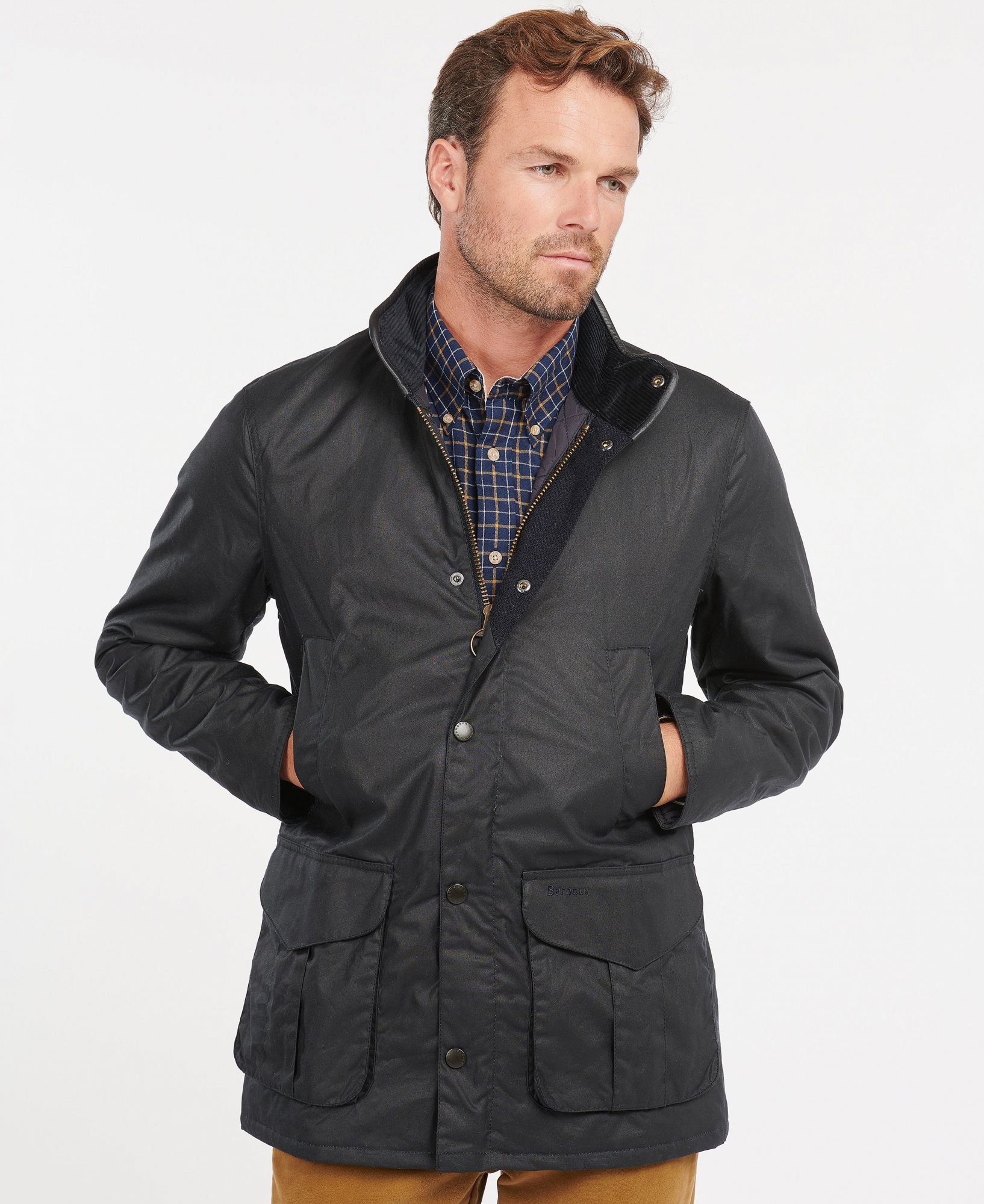 Barbour Hereford Mens Waxed Jacket - BATA Ltd