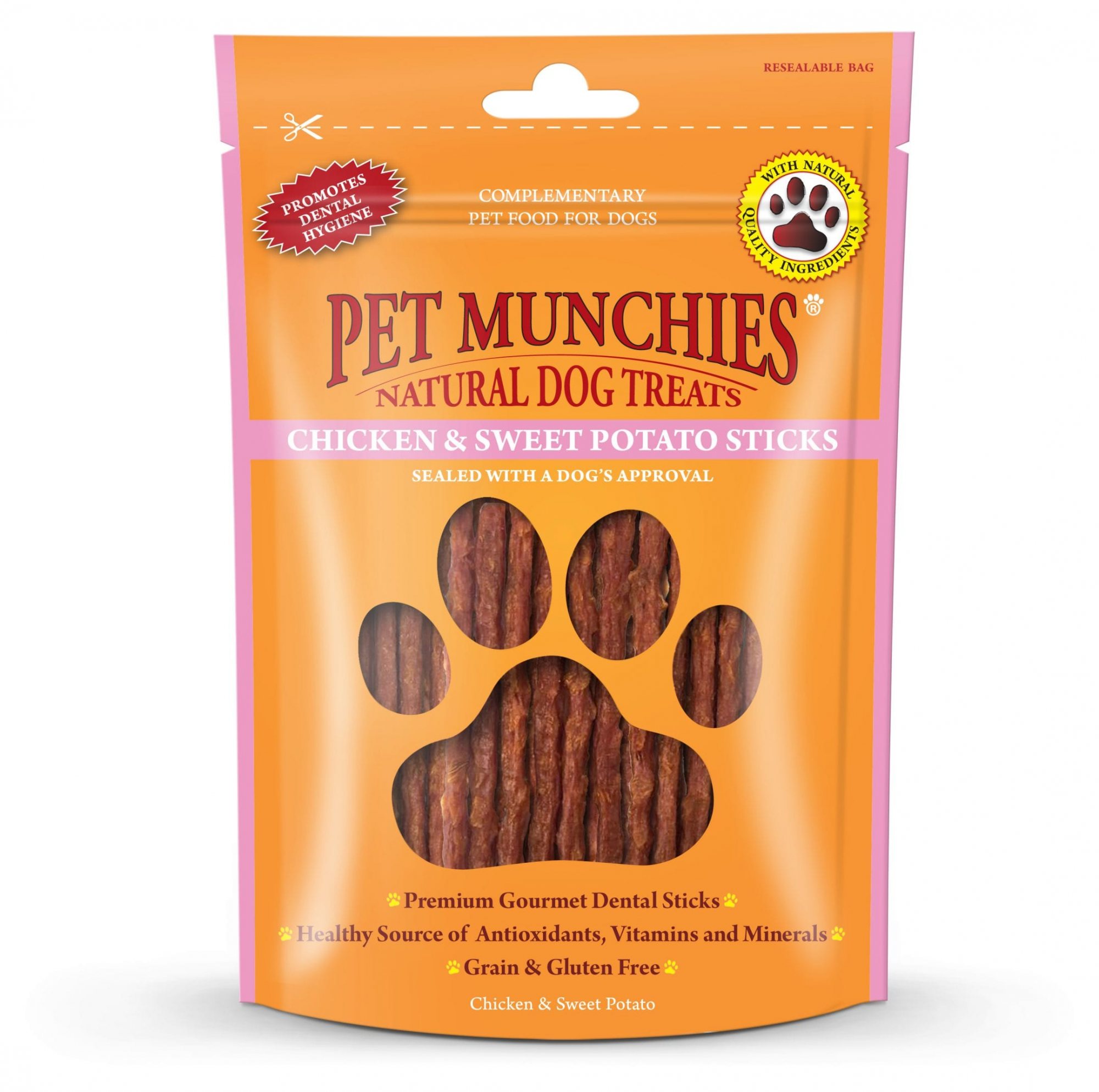 Pet Munchies Sweet Potato Sticks - 90g - BATA Ltd