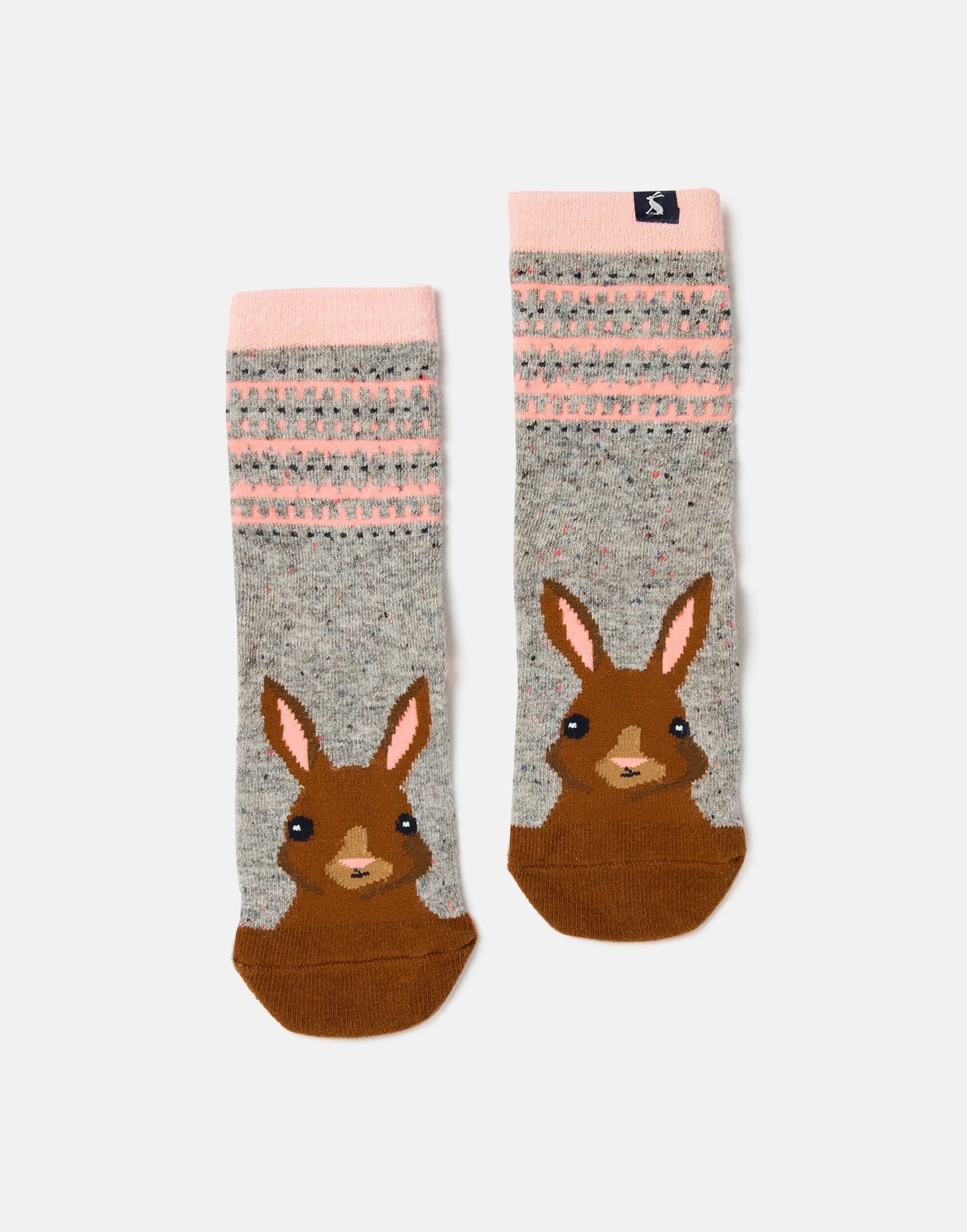 Joules Fluffy Socks - Grey Hare - BATA Ltd