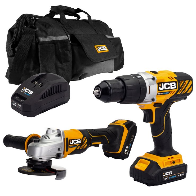 Jcb 18v angle online grinder