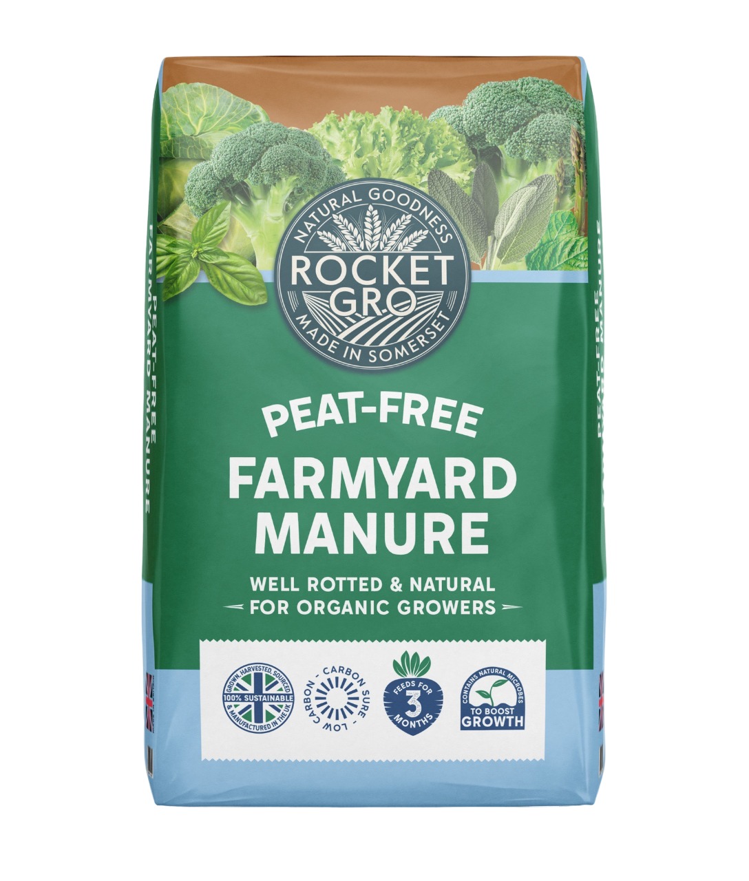 Rocketgro Peat Free Farmyard Manure 40l Bata Ltd