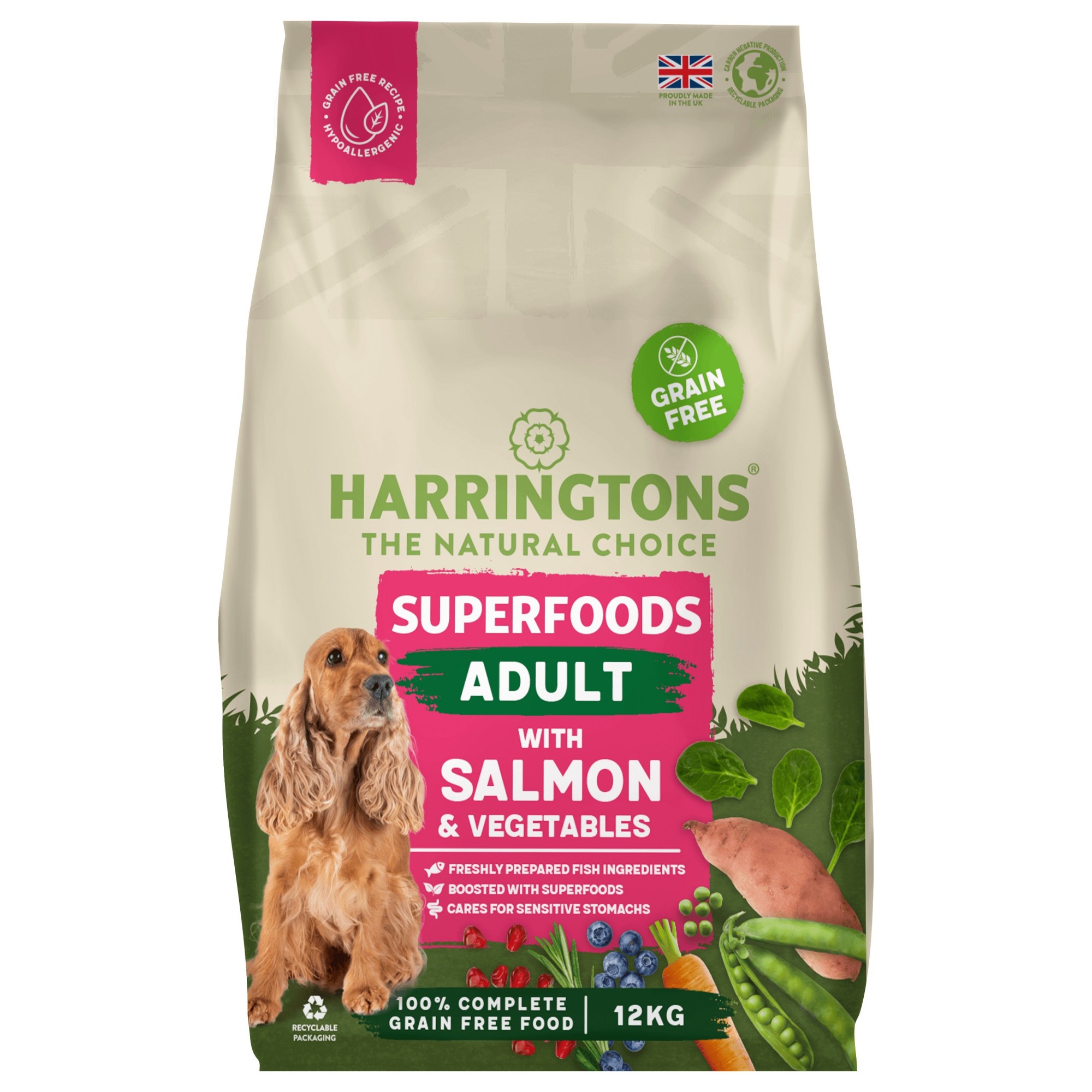 Harringtons hypoallergenic salmon and sweet potato best sale