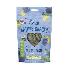 Burgess Excel Nature Snacks Fruity Feasts - 60g Burgess Excel Nature Snacks Fruity Feasts - 60g