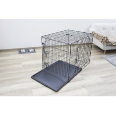 Large 2 Door Collapsible Dog Crate - 92 X 63 X 74cm Large 2 Door Collapsible Dog Crate - 92 X 63 X 74cm