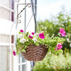 SG Hazel Faux Rattan Hanging Basket SG Hazel Faux Rattan Hanging Basket