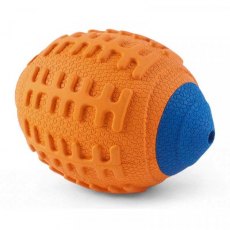 Zoon 9cm Squeaky Rugger - Rubber Zoon 9cm Squeaky Rugger - Rubber