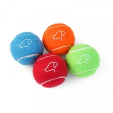 Zoon Pooch 5cm Tennis Balls - 4 Pack Mini Zoon Pooch 5cm Tennis Balls - 4 Pack Mini