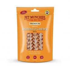 Pet Munchies Buffalo Dental Chew Small - 55g Pet Munchies Buffalo Dental Chew Small - 55g