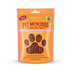 Pet Munchies Sweet Potato Sticks - 90g Pet Munchies Sweet Potato Sticks - 90g