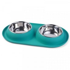 Zoon Twin Bowl Feeding Tray Zoon Twin Bowl Feeding Tray