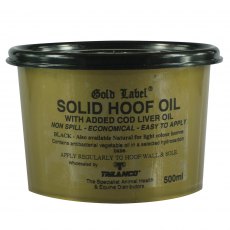 Gold Label Solid Hoof Oil - 500ml Gold Label Solid Hoof Oil - 500ml