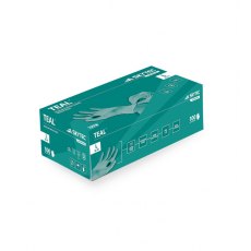 Skytec Teal Nitrile Gloves Powder Free H/d - 100pk Skytec Teal Nitrile Gloves Powder Free H/d - 100pk