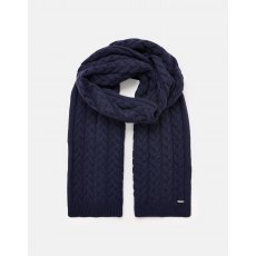 Joules Women's Bloomfield Silk Square Scarf - Equestrian Navy