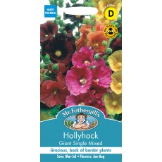 Fothergills Hollyhock Giant Single Mixed Fothergills Hollyhock Giant Single Mixed