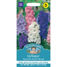 Fothergills Larkspur Hyacinth Dwarf Mix Fothergills Larkspur Hyacinth Dwarf Mix