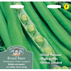 Fothergills Broad Bean Masterpiece Green Longpod Fothergills Broad Bean Masterpiece Green Longpod