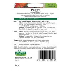 Poppy Iceland Mixed C V Seeds