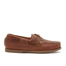 Chatham Bermuda II Lady G2 Leather Boat Shoes - Walnut/Brown Snake