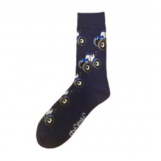 ShuttleSocks Crew Short Navy Tractor ShuttleSocks Crew Short Navy Tractor