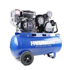 Hyundai 90 Litre Air Compressor, 10.7CFM/145psi, Petrol 7hp | HY70100P Hyundai 90 Litre Air Compressor, 10.7CFM/145psi, Petrol 7hp | HY70100P