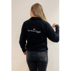 Back British Farming Classic Black 1/4 Zip Jumper Back British Farming Classic Black 1/4 Zip Jumper