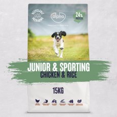Alpha Adult Junior & Sporting 24% - 15kg Alpha Adult Junior & Sporting 24% - 15kg