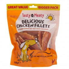 Tasty & Meaty Chewy Chicken Fillets - 320g Tasty & Meaty Chewy Chicken Fillets - 320g