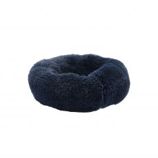 Ancol Super Plush Donut Bed - 50cm Navy Ancol Super Plush Donut Bed - 50cm Navy